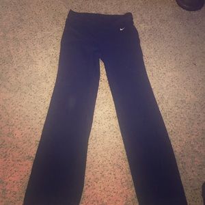 Nike small black wide legged pants.